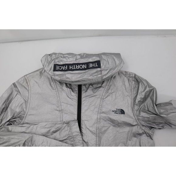 The north face Women's‎ small windwall crew run gray wind anorak hooded jacket - Picture 11 of 14